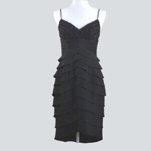 CACHE Women's High-Low Ruffle Dress Size 8